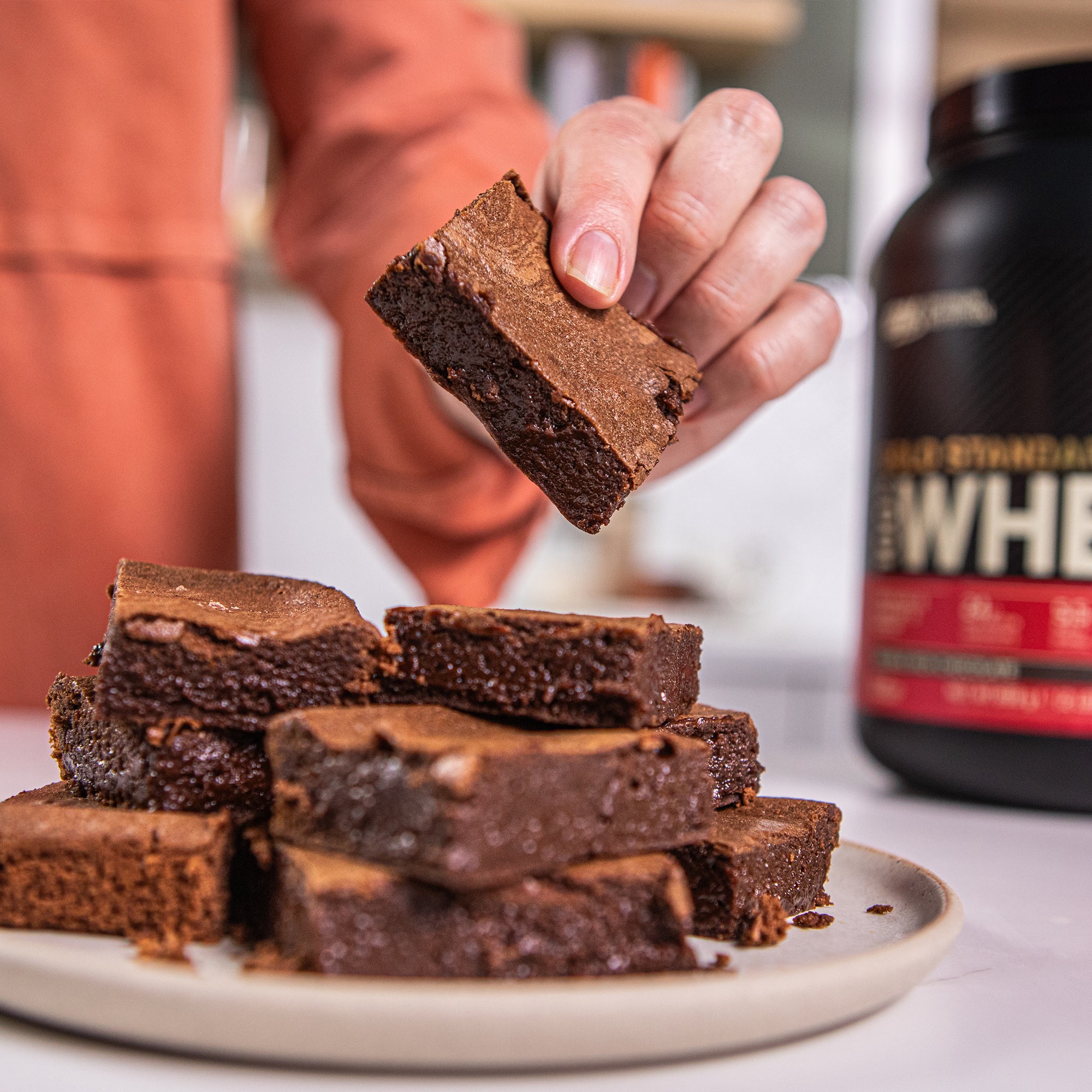 Protein brownies from the "Enough on Your Plate?" recipe series